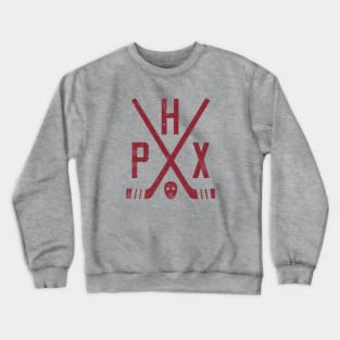 PHX Retro Sticks - White Crewneck Sweatshirt